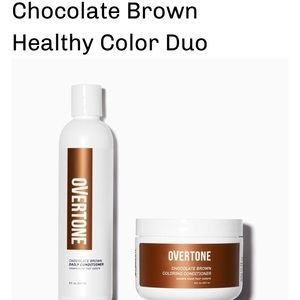 SOLD ❌OVERTONE coloring conditioner duo CHOCOLATE